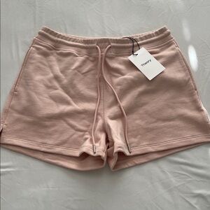 Theory Women's Blush Athletic Shorts size small